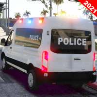 Police Van Crime Chase - Police Bus Games 2021 logo