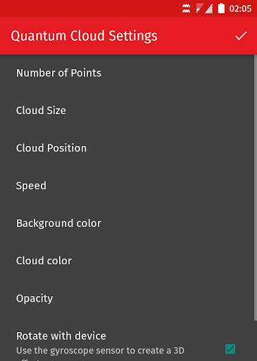 Quantum Cloud Live Wallpaper screenshot 3