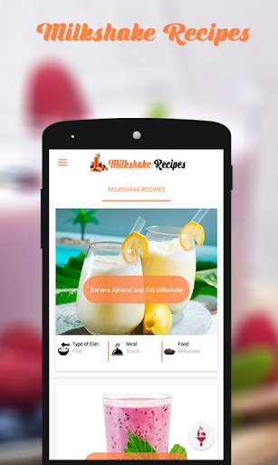 MILKSHAKE RECIPES screenshot 1