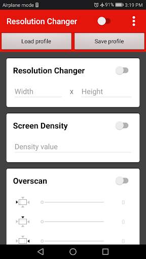 Screen Resolution Changer: Display Size & Density screenshot 1