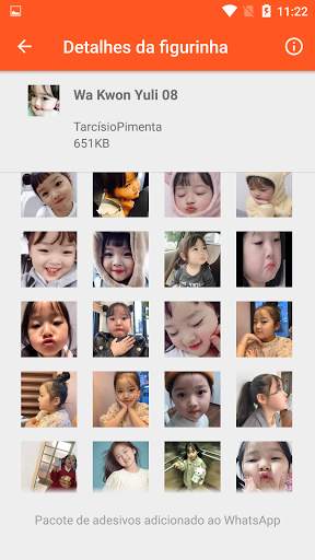 Stickers for whatsapp Wa Kwon Yuli screenshot 3