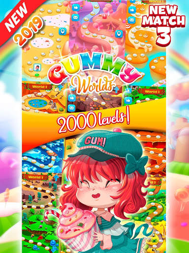 Gummy Crush! - Match & Restore screenshot 10