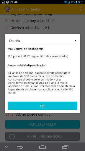 AlcoTest Virtuales screenshot 4
