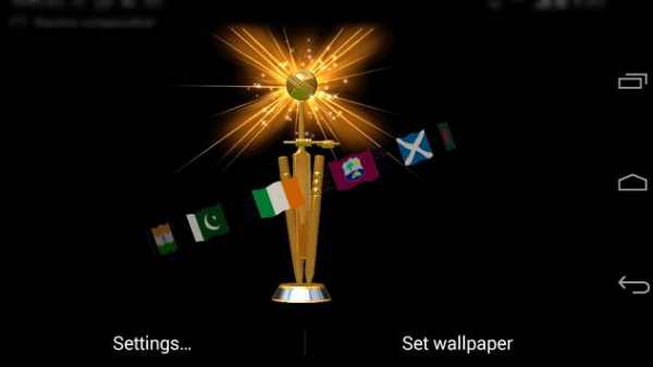 Cricket Cup 3D Livewallpaper screenshot 2