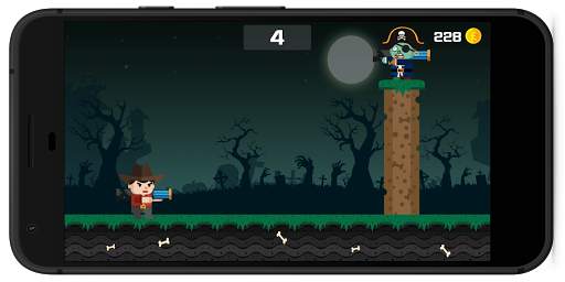Zombie Bazooka: Cowboy vs Zombies screenshot 4