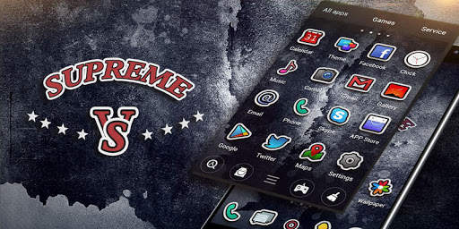SUPREME GO Launcher Theme screenshot 5