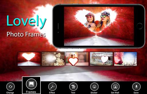 Lovely Photo Frames - romantic love overlay effect screenshot 1