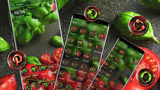 Fresh Tomato Launcher Theme screenshot 3