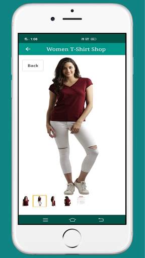 Women T-Shirt Shopping App screenshot 5