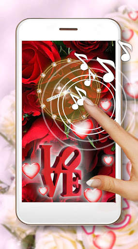Love Roses Clock screenshot 1