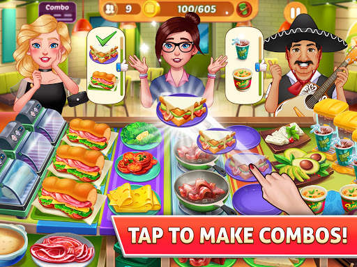 Kitchen Craze: Ateşli şehir yemek oyunları screenshot 12