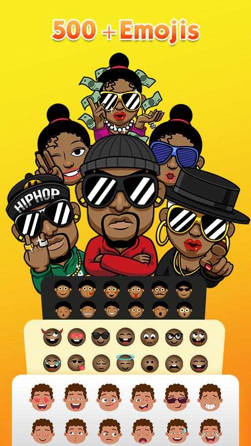 African Emoji Keyboard 2018 - Cute Emoticon 2 تصوير الشاشة