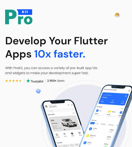 ProKit Biggest Flutter UI Kit screenshot 1