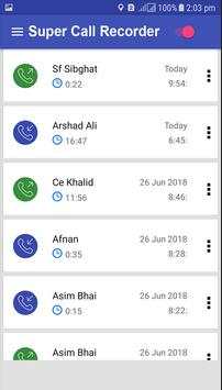 Auto Call Recorder Super Call Record Automatically screenshot 4
