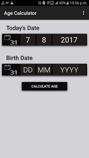 Simple Age Calculator скриншот 3