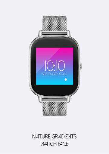 Nature Gradients Watch Face screenshot 4