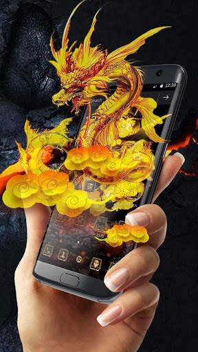 Fire Dragon Theme screenshot 3