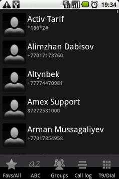 aContacts screenshot 2