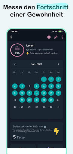 Habit360 - Gewohnheits-Tracker screenshot 3