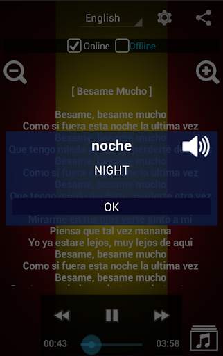 Learn Spanish with Music screenshot 4