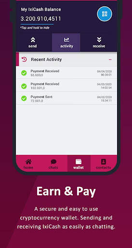 Spixi IM & Wallet screenshot 8