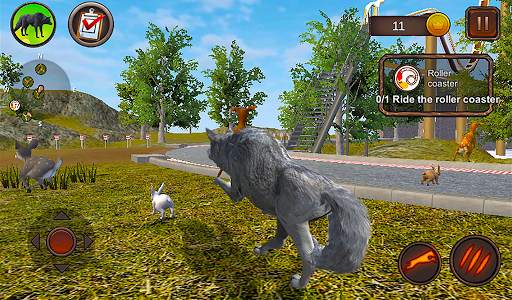 Simulator Anjing Serigala screenshot 14