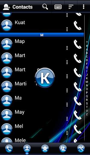 Theme Aero Blue RocketDial screenshot 3
