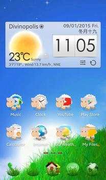 Sheep GO Launcher EX Theme screenshot 1