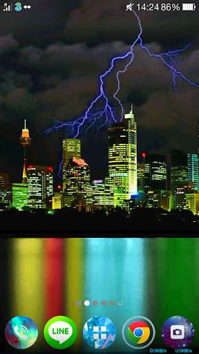 City at Night Live Wallpaper screenshot 3