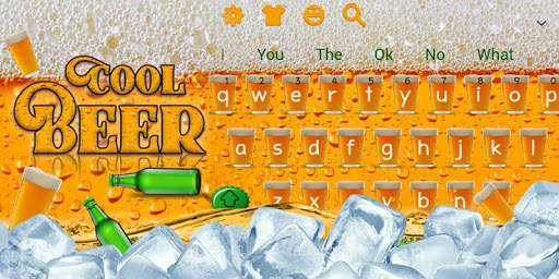 Cool Beer Keyboard Theme screenshot 4