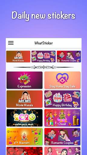 Whatsticker for Watsapp : All New Stickers screenshot 1