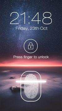 Fingerprint Lock Screen Prank 1 تصوير الشاشة