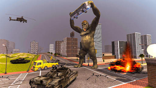 Angry Gorilla City Smasher 3D screenshot 1