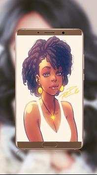 Cute Black Girly screenshot 5