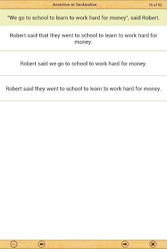 Grammar : Reported Speech Lite screenshot 18