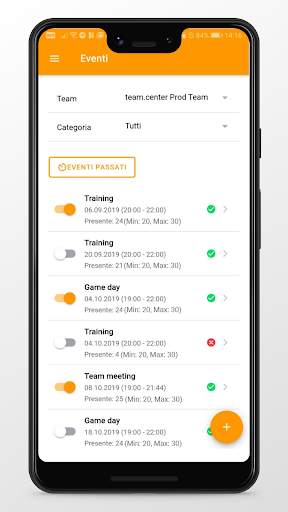 team.center - Gestione del team screenshot 1
