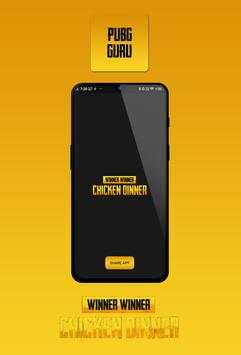Pubg Guru - Winner Winner Chicken Dinner screenshot 1