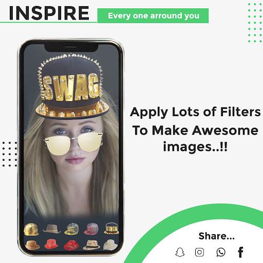 Selfie Glasses Photo Editor - Stylish Sunglasses screenshot 3