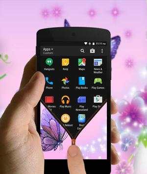 Butterfly Zipper Lock Screen screenshot 7