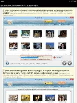Récupération de données de la carte mémoire Help 11 تصوير الشاشة