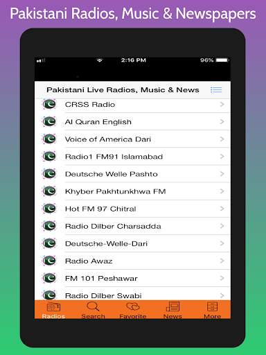 Pakistani Radios, Free Music & Pakistani Newspaper screenshot 12