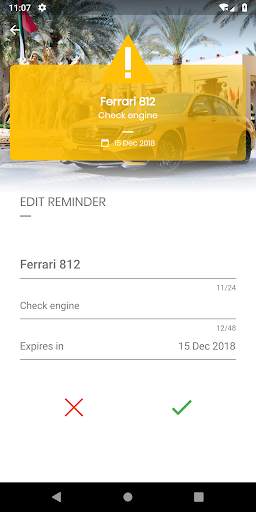 My Car - Reminders screenshot 5