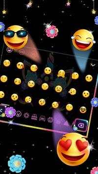 Night Star Sparkling Unicorn Keyboard screenshot 3