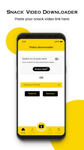 Snack video downloader screenshot 1