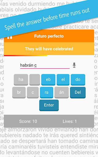 ¡Aprendamos! Spanish Verb Conjugator FREE screenshot 4
