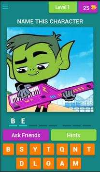 Teen Titans Go! Guess The Character screenshot 1