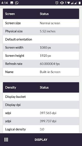 Device Information hw: Mobile Device Info App screenshot 5