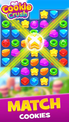 Cookie Crush Match 3 Blast & Drop Mania Cats screenshot 1