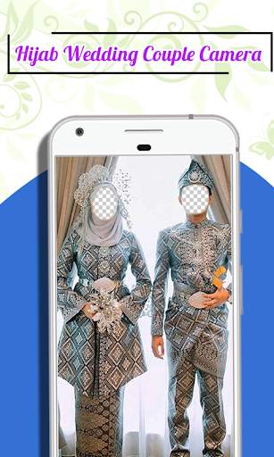 Hijab Wedding Couple Camera screenshot 2