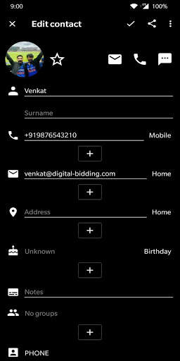 My Contacts - AMOLED screenshot 4